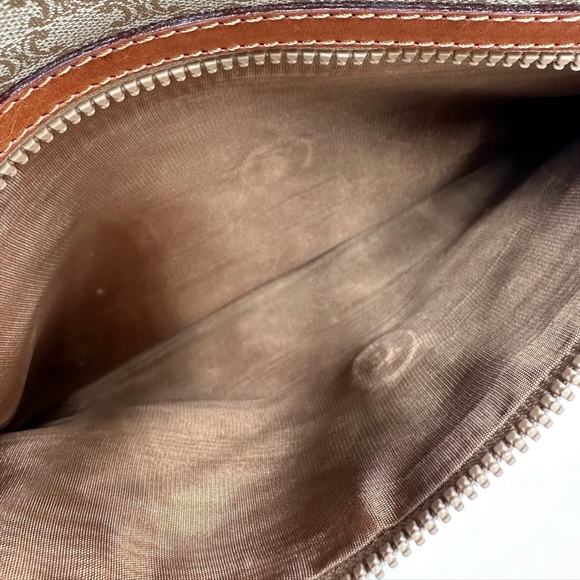 Authentic Vintage Celine Macadam Triomphe Leather Clutch Bag - Picture 16 of 17